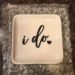 “i do” Ring Dish